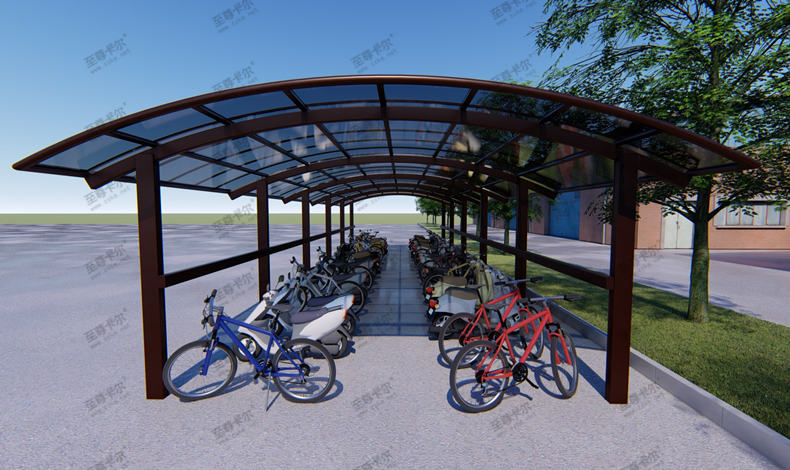 自行停車棚效果圖新出爐