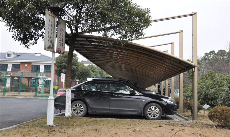 溫馨提示：至尊卡爾車棚設(shè)計(jì)安裝排至30天后