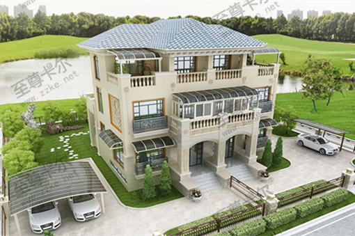 一款高檔的汽車棚，雨棚為什么會貴？車棚廠家用圖說話