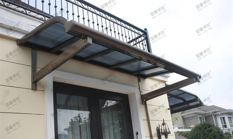 為何大家都選擇在別墅窗戶和陽臺上安裝鋁合金雨棚？