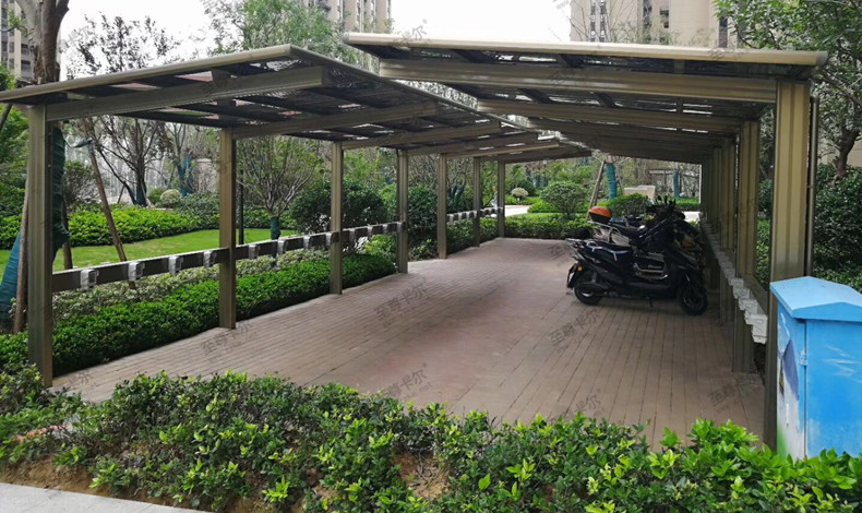 電動(dòng)車車棚效果圖集