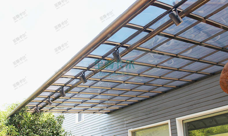 耐力板雨棚只會(huì)安裝在門窗上？這些地方也能安裝